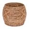 Household Essentials 16" X-Weave Round Wicker Floor Basket